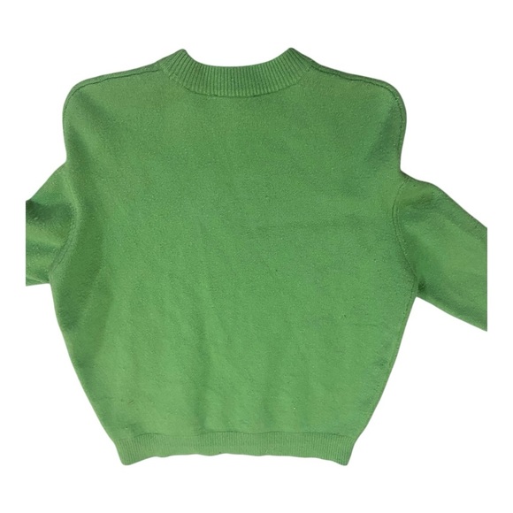 Tibi Airy Extrafine Wool Circular Origami Pullover Powdery Green Sz XXS/XS - Picture 3 of 7